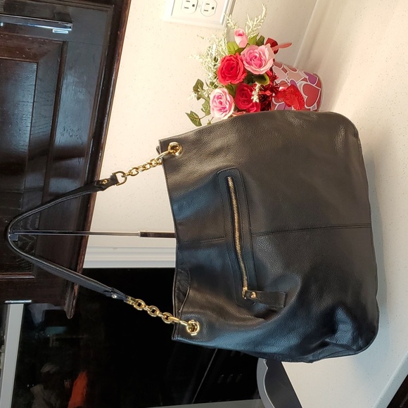 CUORE & PELLE soft pebbled leather shoulder purse - Picture 2 of 12